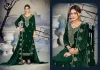 Roza By Fourdots Crush Velvet Cording And Mirror Work Dress Material 